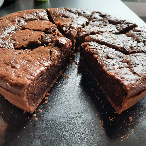 Gateau maison chocolat orange 