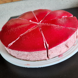 Bavarois framboises 